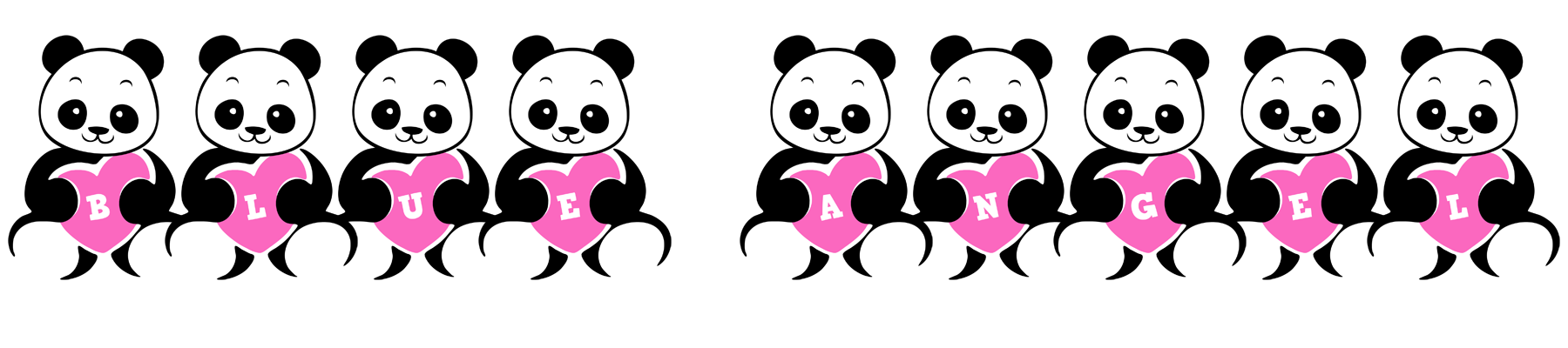 Blue Angel love-panda logo